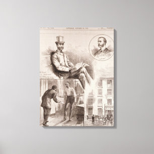 The Arrest of Mr. C.S. Parnell, MP Canvas Print