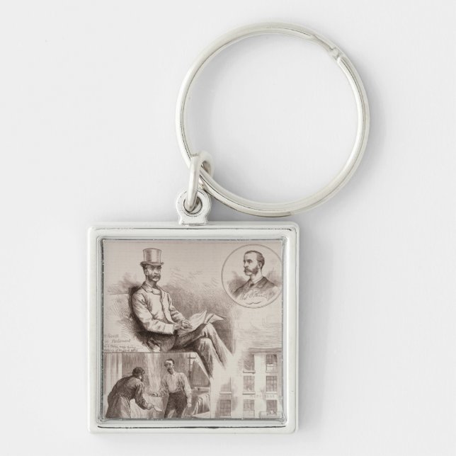 The Arrest of Mr. C.S. Parnell, MP Key Ring (Front)
