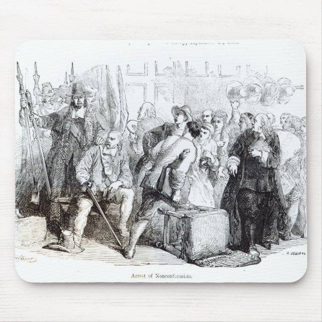 The Arrest of Nonconformists Mouse Mat (Front)