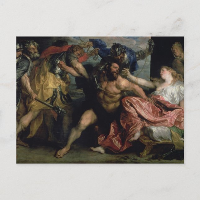 The Arrest of Samson, c.1628/30 Postcard (Front)
