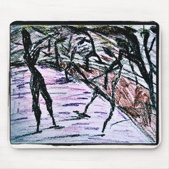 THE ARRIVAL DRAWING MOUSE MAT (Front)