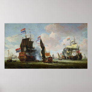 The Arrival Michiel Adriaanszoon Ruyter Poster