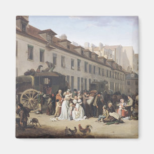 The Arrival of a Stagecoach at the Terminus Magnet