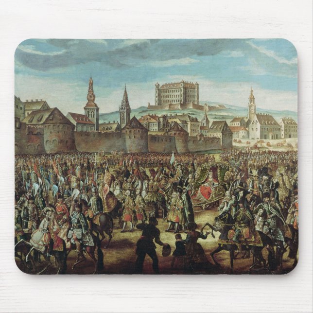 The Arrival of Empress Maria Theresa of Mouse Mat (Front)