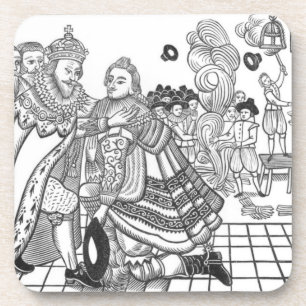 The Arrival of His Majesty Charles (1600-49) Princ Coaster