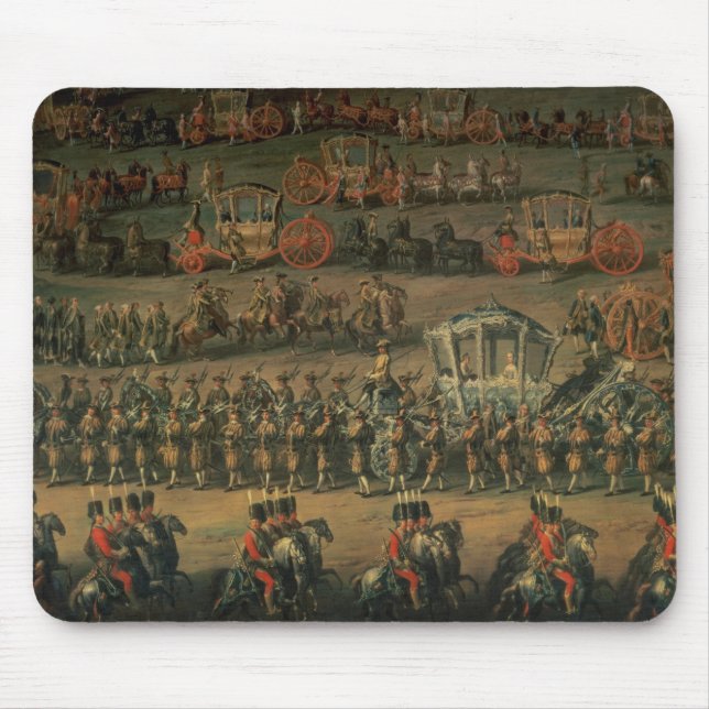 The arrival of Isabella of Parma Mouse Mat (Front)