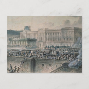 The Arrival of Louis XVI in Front of the Postcard