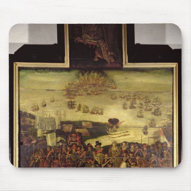 The Arrival of Queen Elizabeth I  at Tilbury Mouse Mat (Front)