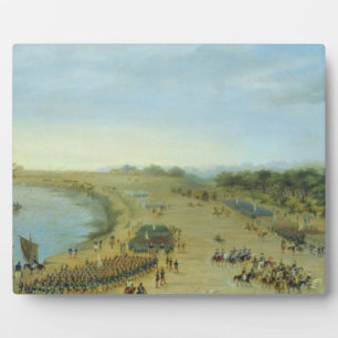 The Arrival of the Allied Army at Itapiru, Paragua Plaque