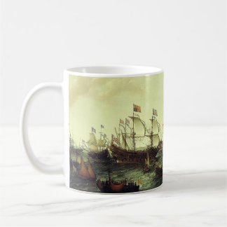 The Arrival of the Elector Palatine at Flushing Coffee Mug
