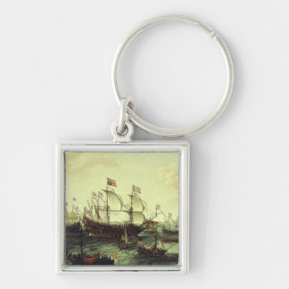 The Arrival of the Elector Palatine at Flushing Key Ring
