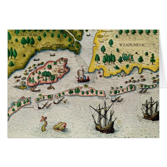 The Arrival of the English in Virginia (Front Horizontal)