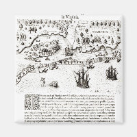 The Arrival of the Englishmen in Virginia