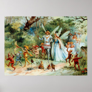 The Arrival of the King and Queen of Fairies Poster