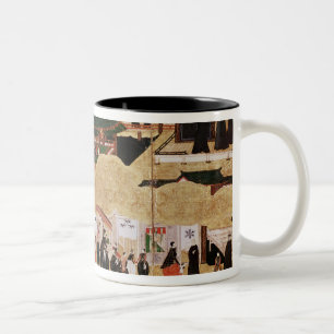 The Arrival of the Portuguese in Japan 3 Two-Tone Coffee Mug