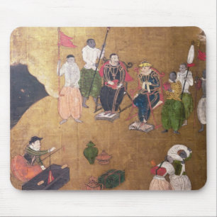 The Arrival of the Portuguese in Japan Mouse Mat