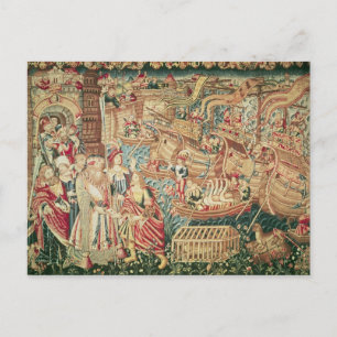 The Arrival of Vasco da Gama in Calcutta Postcard