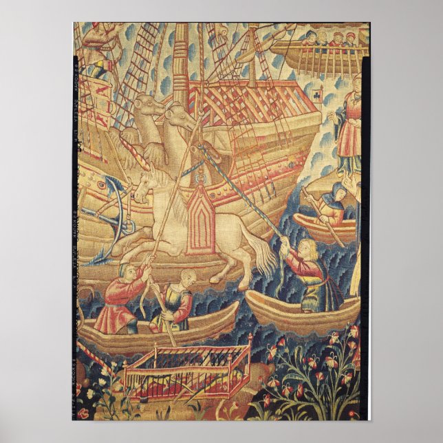 The Arrival of Vasco de Gama  in Calicut Poster (Front)