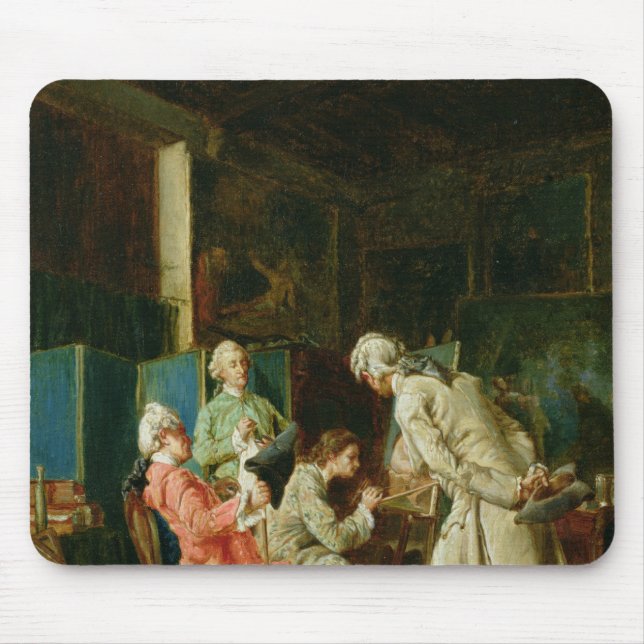 The Art Critics, 1878 Mouse Mat (Front)