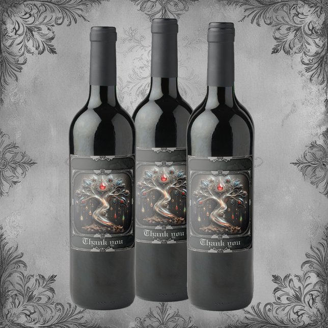  The Art Deco Tree of Life design.  Wine Label (Creator Uploaded)