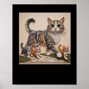 The Art Of Arranging Rocks In The Shape Of A Cat S Poster