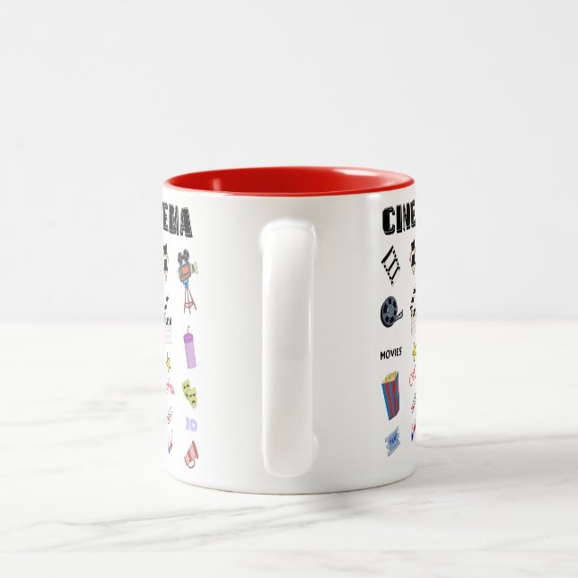 The Art of Cinema Two-Tone Coffee Mug (Handle)