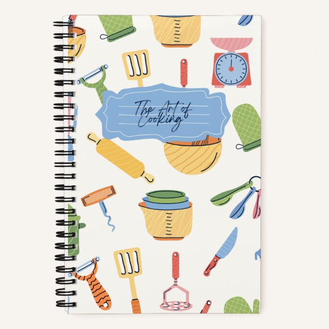 The Art of Cooking - Spiral Notebook (Front)