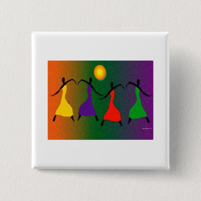 The Art of Dance 15 Cm Square Badge (Front)