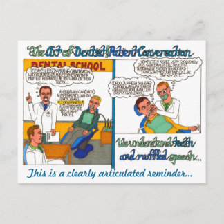 The Art of Dentist and Patient Conversations Postcard