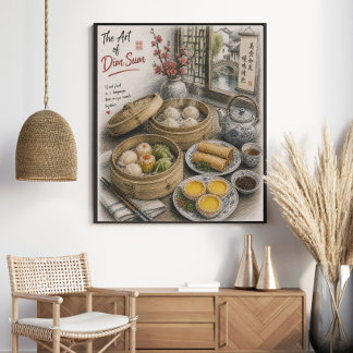 The Art of Dim Sum | Traditional Chinese Tea Poster