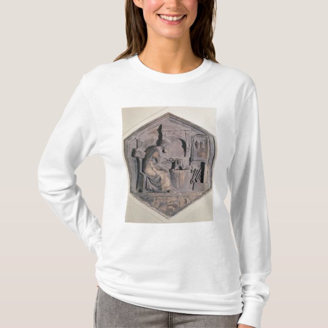 The Art of Forging, hexagonal decorative T-Shirt (Front)