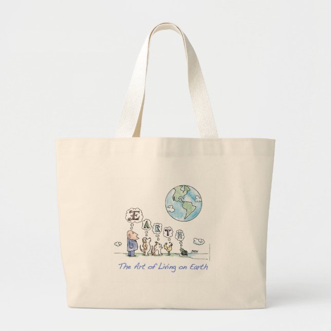 The Art of Living on Earth Bag (Front)