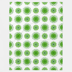 the art of mandala pattern fleece blanket