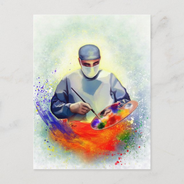 The Art of Medicine Postcard (Front)