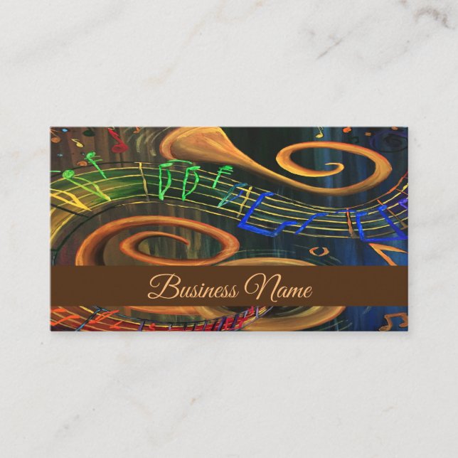 The ART of Music Business Card (Front)