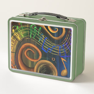 The ART of Music Metal Lunch Box