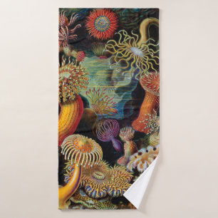 the Art of Nature by Ernst Haeckel Bath Towel