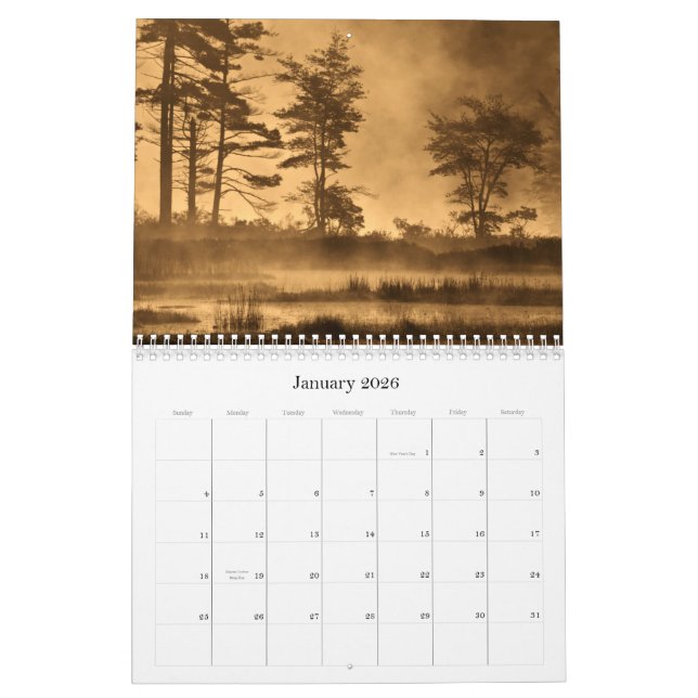 The Art of Nature Calendar (Jan 2026)