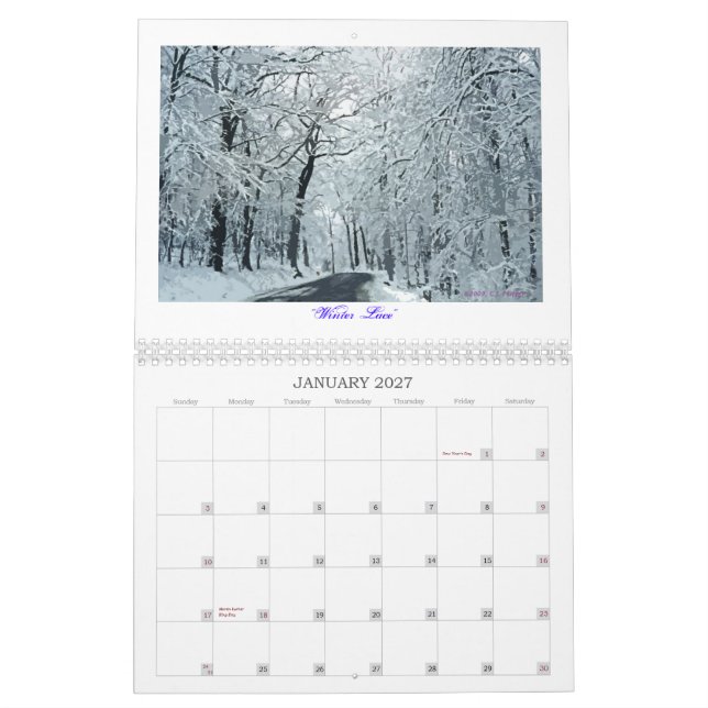 "The Art of Nature" Calendar (Jan 2027)