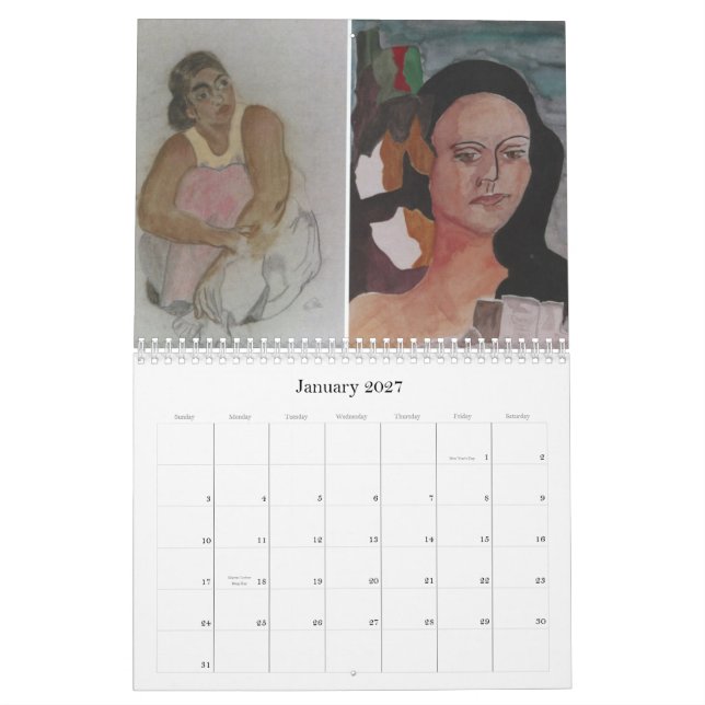 The Art of Norma Gladstone Calendar (Jan 2027)