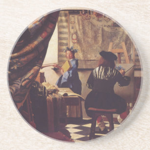 The Art of Painting by Johannes Vermeer Coaster