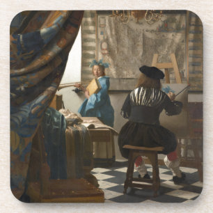 The Art of Painting by Johannes Vermeer Coaster