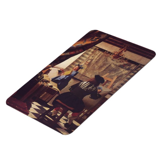 The Art of Painting by Johannes Vermeer Magnet (Left Side)