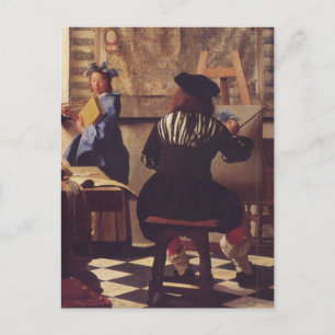 The Art of Painting by Johannes Vermeer Postcard