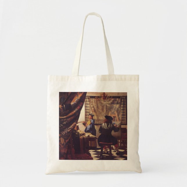 The Art of Painting by Johannes Vermeer Tote Bag (Front)