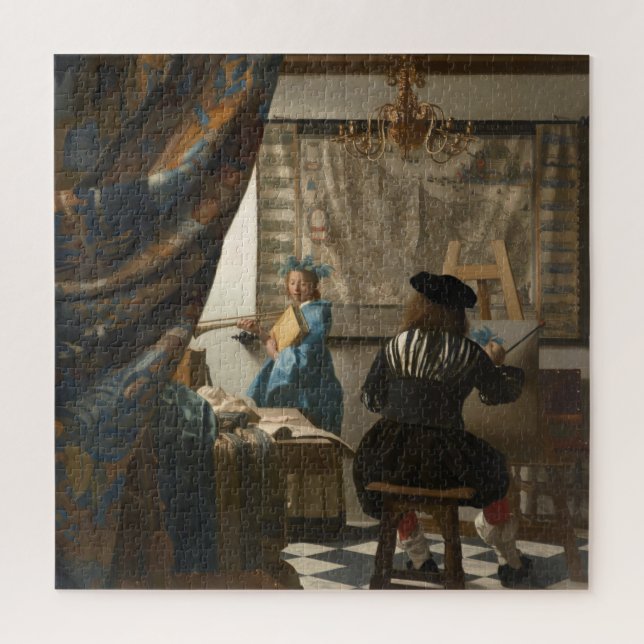 The Art of Painting Jigsaw Puzzle (Vertical)