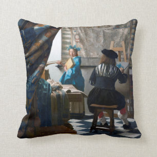 The Art of Painting, Johannes Vermeer, 1666-1667 Cushion