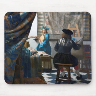 The Art of Painting, Johannes Vermeer, 1666-1667 Mouse Mat