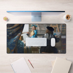 The Art of Painting, Johannes Vermeer Desk Mat