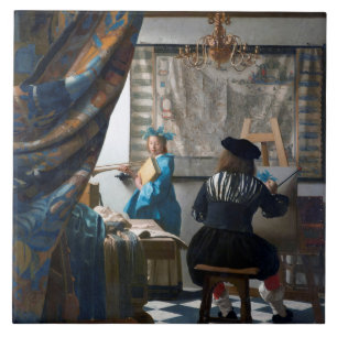 The Art of Painting, Johannes Vermeer Tile